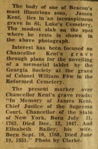 Kent 1939 newspaper article