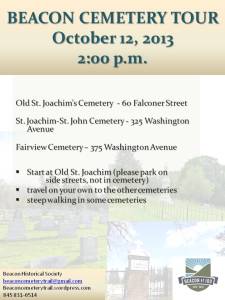 Cemetery Tours October 12